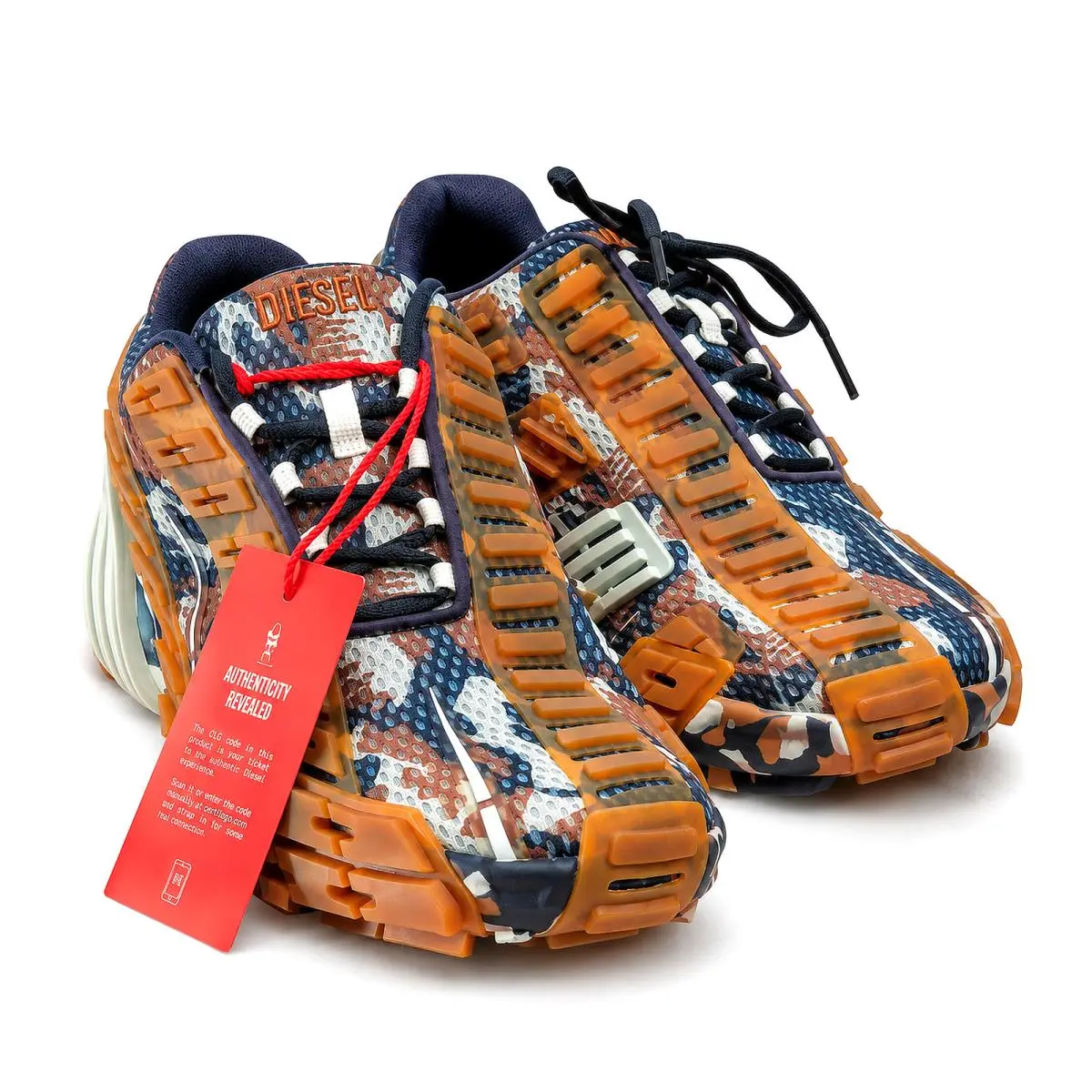 Diesel shoes - S-Prototype Low - Low - Y02876-P4802-H9306 - Blue / Brown / Cream / Multicolor 2