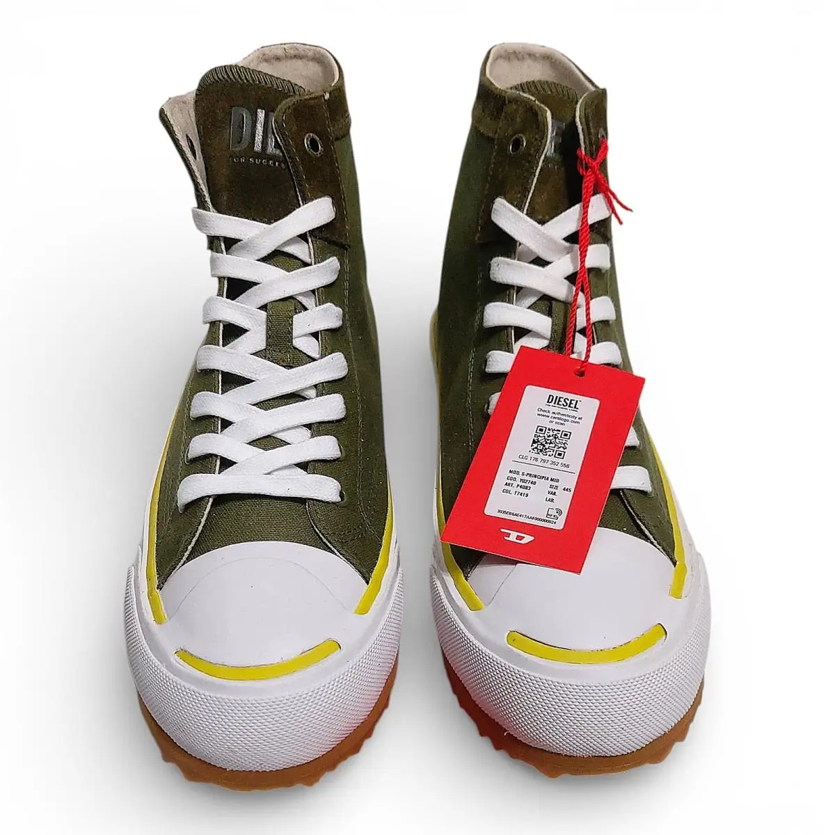 Diesel shoes - S-Principia Mid - Mid - Y02740 P4083 T7419 - Green 11