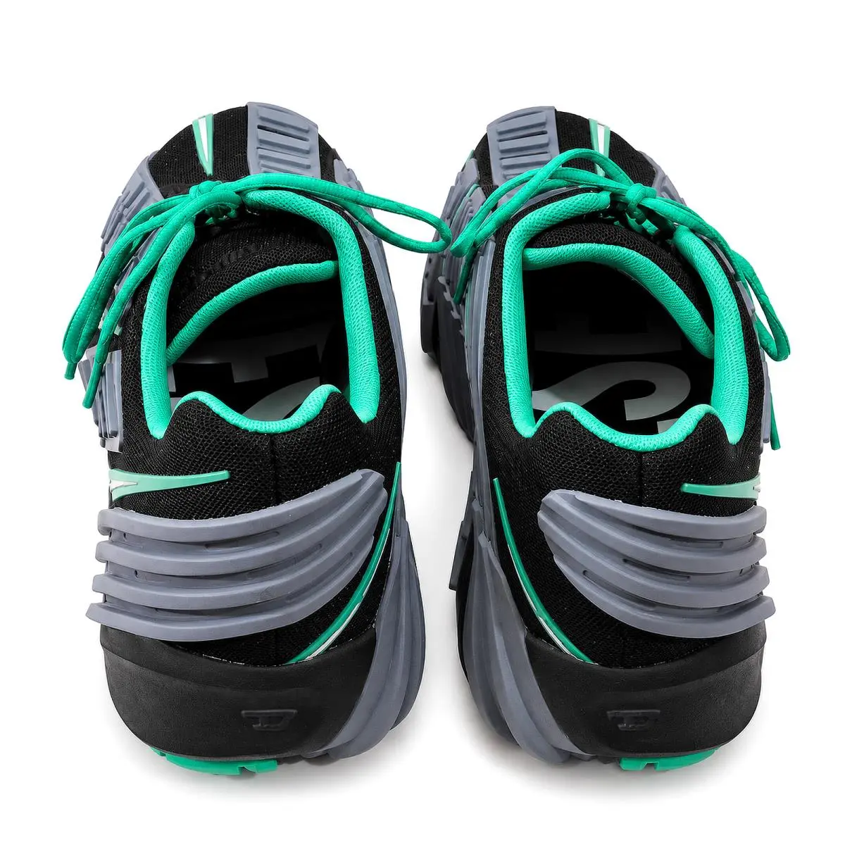 Diesel shoes - Diesel S-Prototype - Y02876-P4462-H9012 - Gray / Black / Mint Green 1