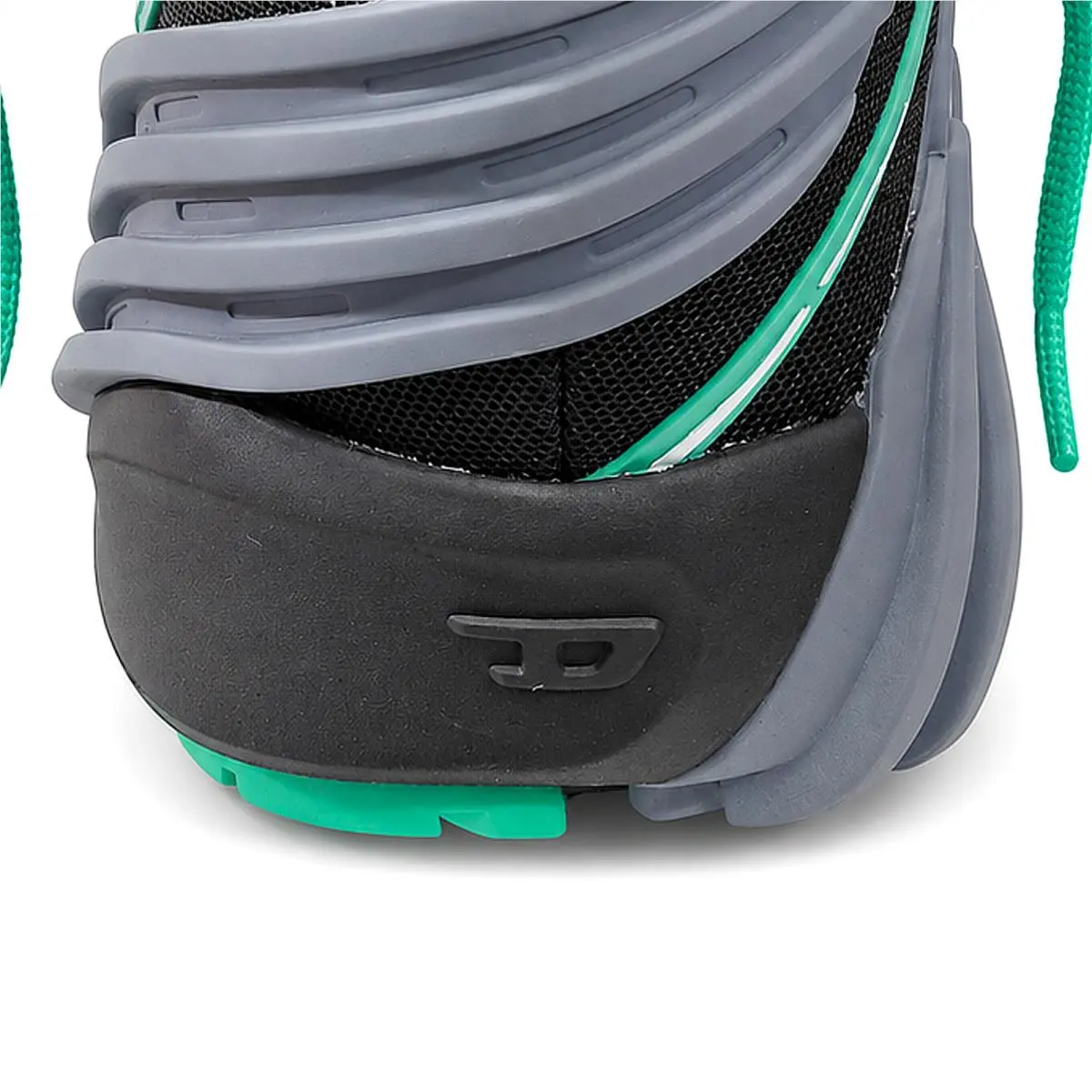 Diesel shoes - Diesel S-Prototype - Y02876-P4462-H9012 - Gray / Black / Mint Green 6