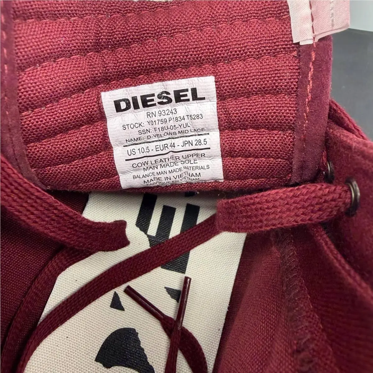Diesel shoes - Y01759P1834T5283 - Y01759 P1834 T5283 - Wine 4