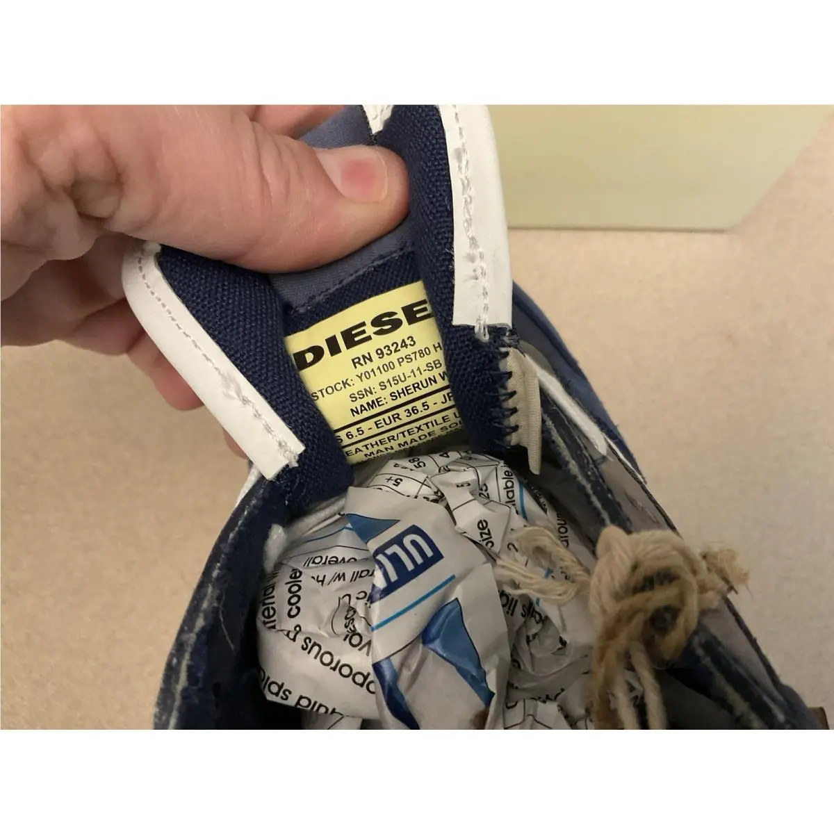 Diesel shoes - Sherun W - Sherun - Blue (UPC: 8054932469581) 3