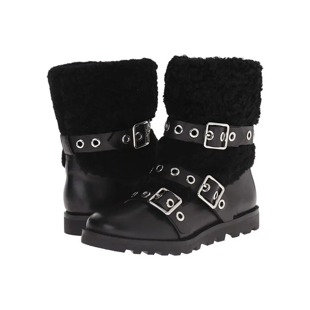 Marc BY  M9000416 Black Leather Designer Boots 6.5 Eur 36.5 by Marc Jacobs