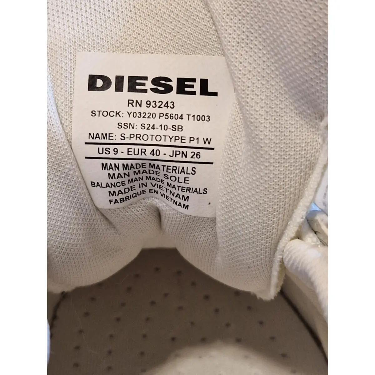 Diesel shoes - Diesel S-Prototype P1 W - EUR40 - White 5