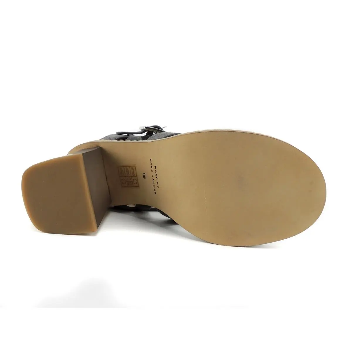 Marc Jacobs shoes - MIX IT UP CLEAR HEELED Sandals 9M - Gray (UPC: 888877474588) 4