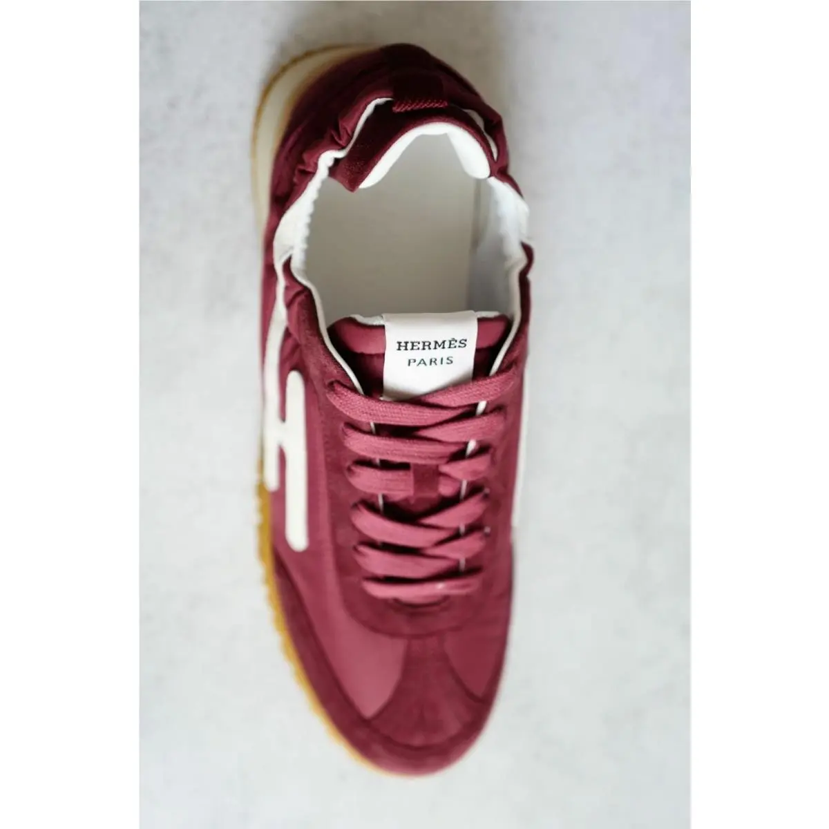Hermes shoes - Jet Sneaker - Jet Sneaker - AS0283 - Rose Lie De Vin 12