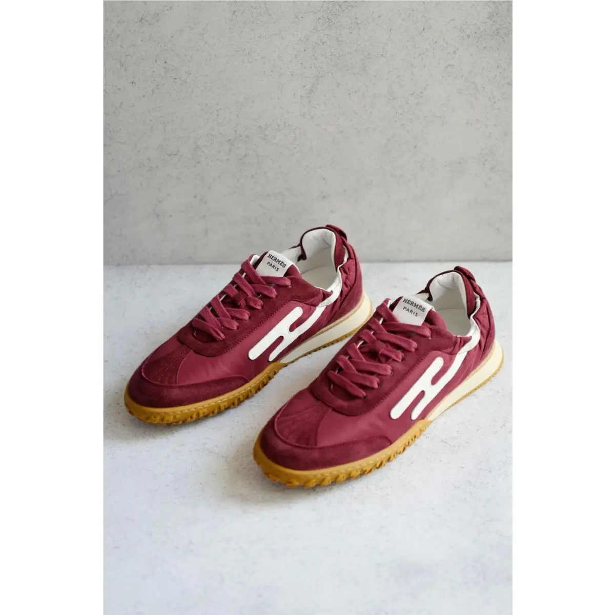 Hermes shoes - Jet Sneaker - Jet Sneaker - AS0283 - Rose Lie De Vin 13