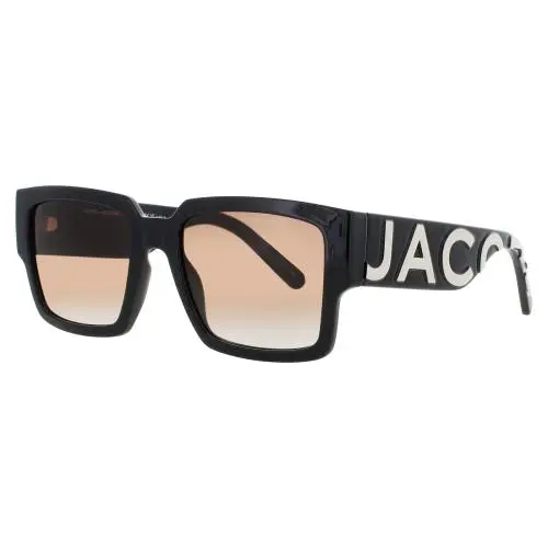 MARC-739/S-80S/HA Sunglasses Sun Glasses 80S 54mm Unisex Black Logo by Marc Jacobs