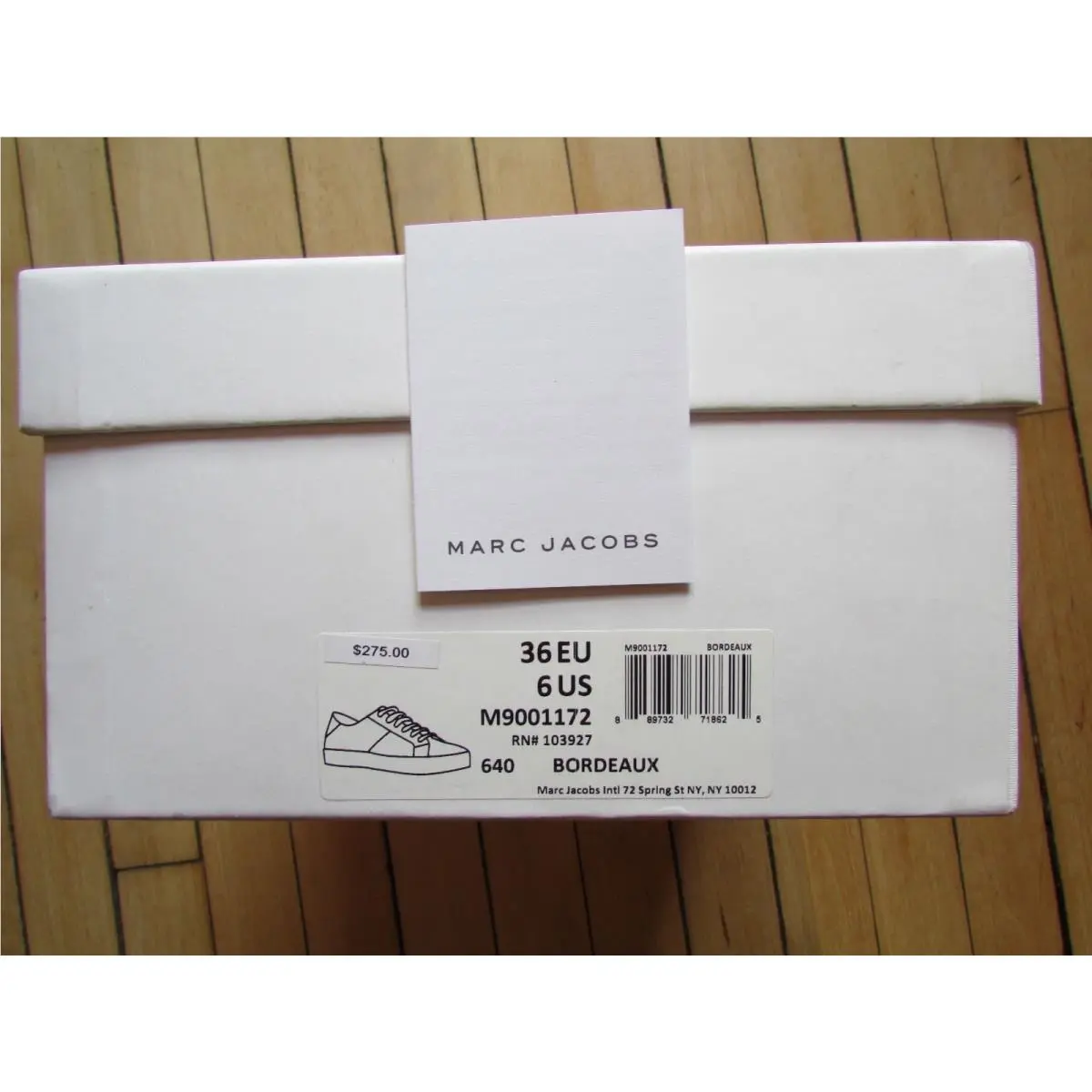 Marc Jacobs shoes - Marc Jacobs Empire Sneaker - Empire Sneaker - M9001172 - Red (UPC: 889732718625) 8
