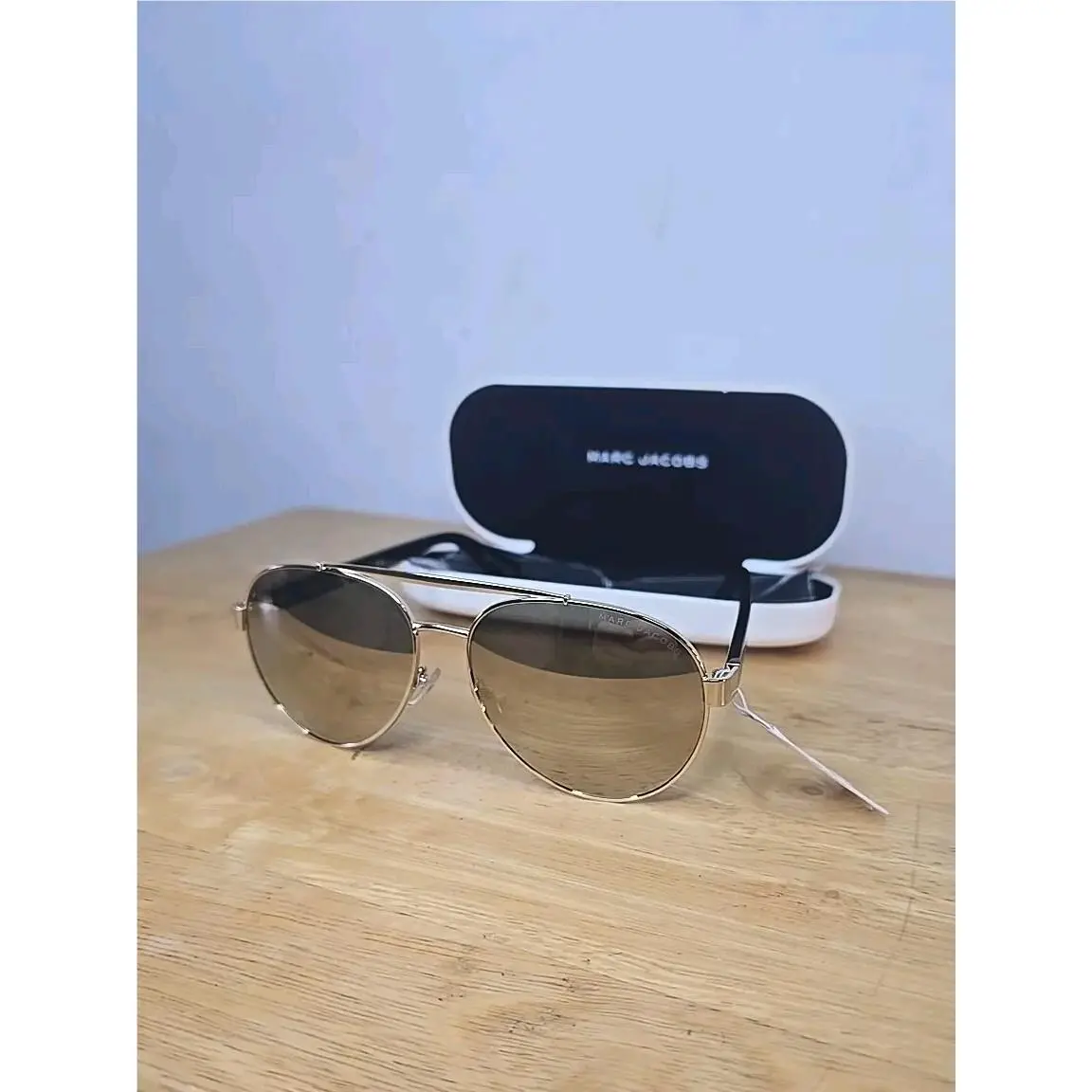 Marc 341/S 2M2UE Gold Mirrored Sunglasses 60-15 with Case by Marc Jacobs