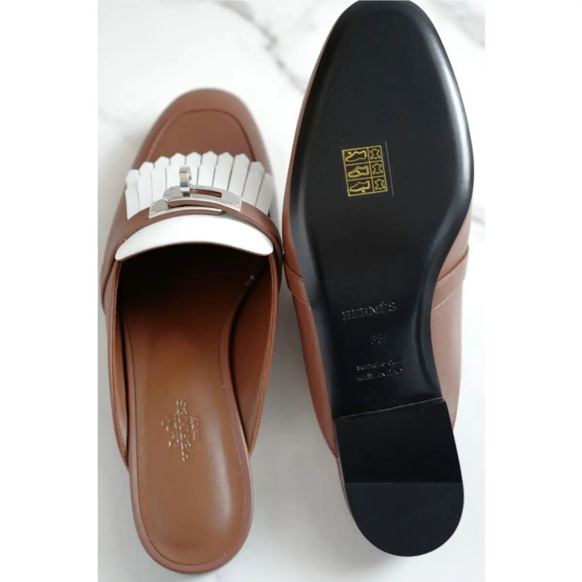 Hermes shoes - Oz Mule - Mule - Beige 8