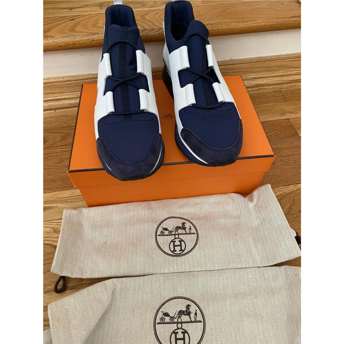 Hermes shoes - Mrine/white/black 0