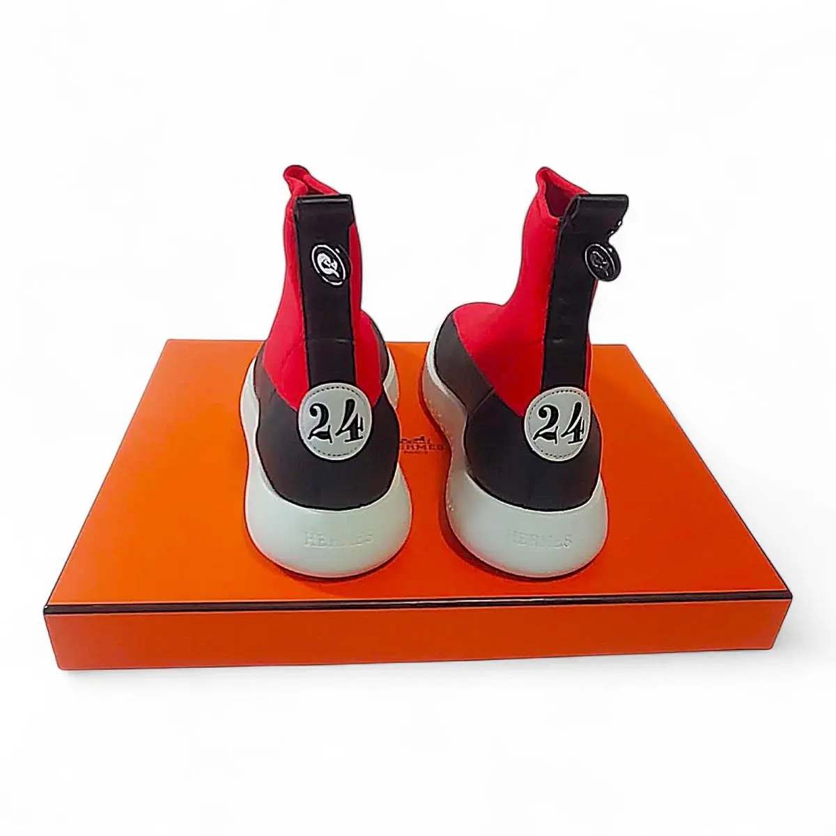 Hermes shoes - Via - Via - H192038Z - Red/Black 6