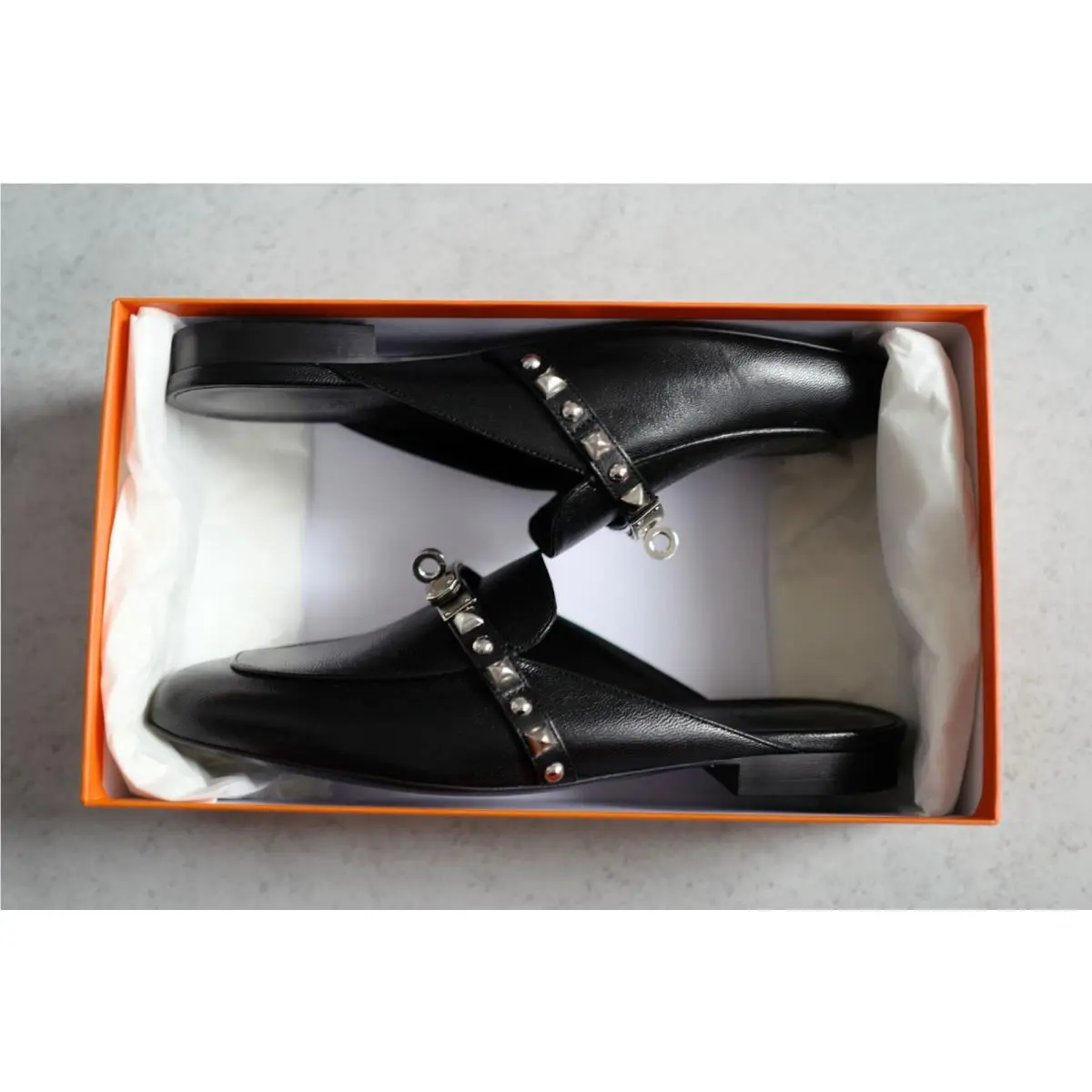 Hermes shoes - OZ Mules - Mules - Black 0