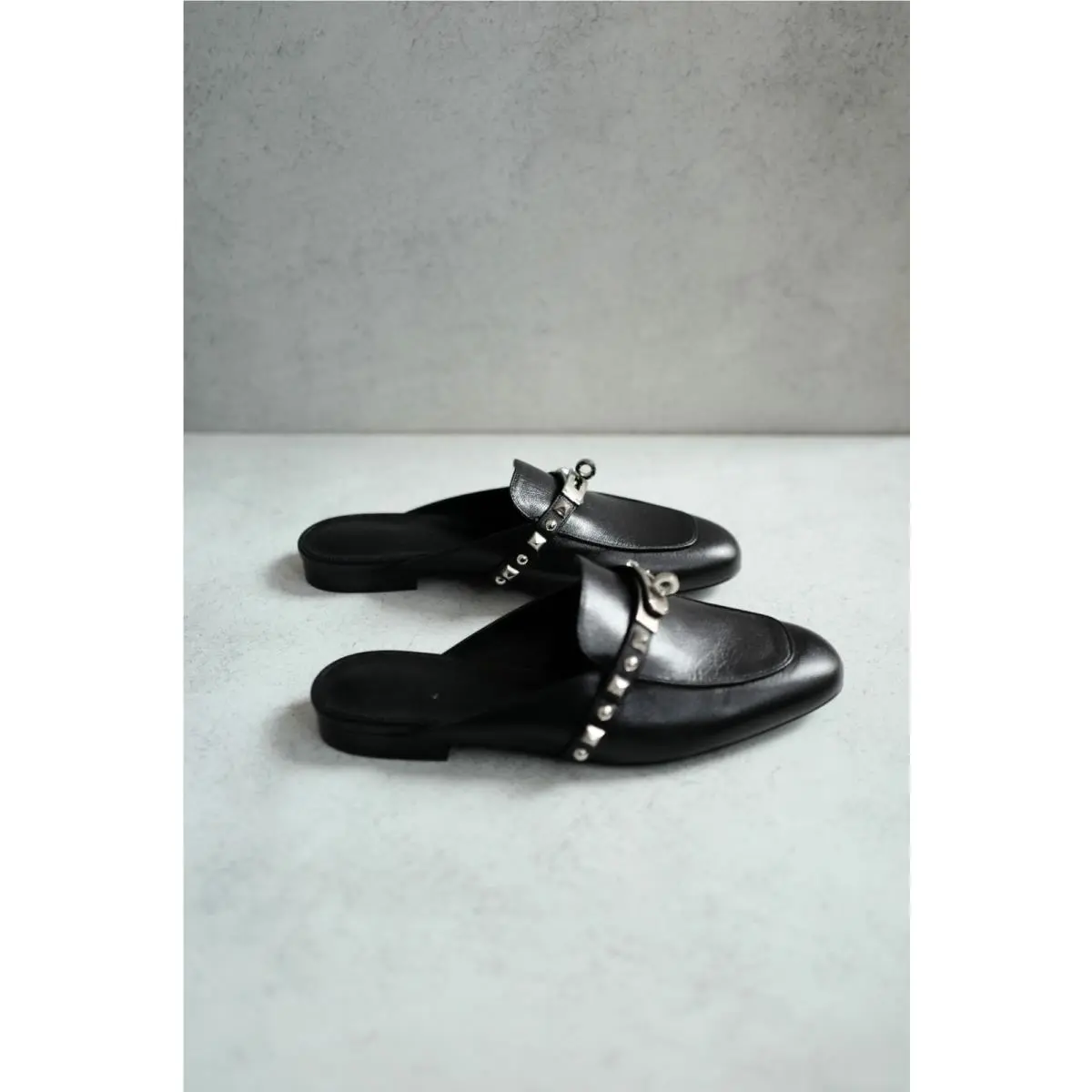 Hermes shoes - OZ Mules - Mules - Black 8