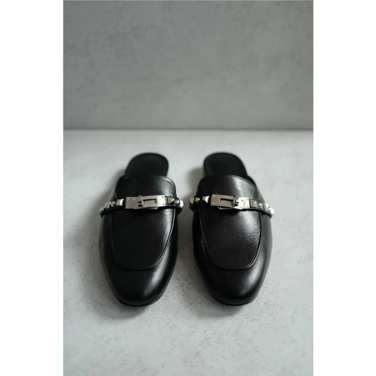 Hermes shoes - OZ Mules - Mules - Black 12