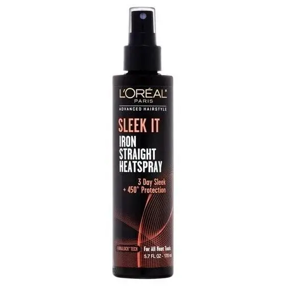 L`oreal Advanced Hairstyle Sleek It Iron Straight Heatspray -5.7 fl oz 3 Pack by L'Oréal