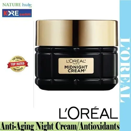 L`oreal Cell Renewal Midnight Cream Anti-aging Night Cream Anitioxidant 1.7oz by L'Oréal