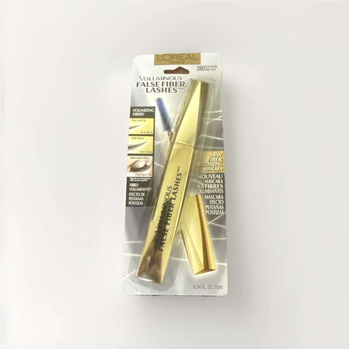L`oreal Voluminous False Fiber Lashes Mascara 280 Black Brown by L'Oréal