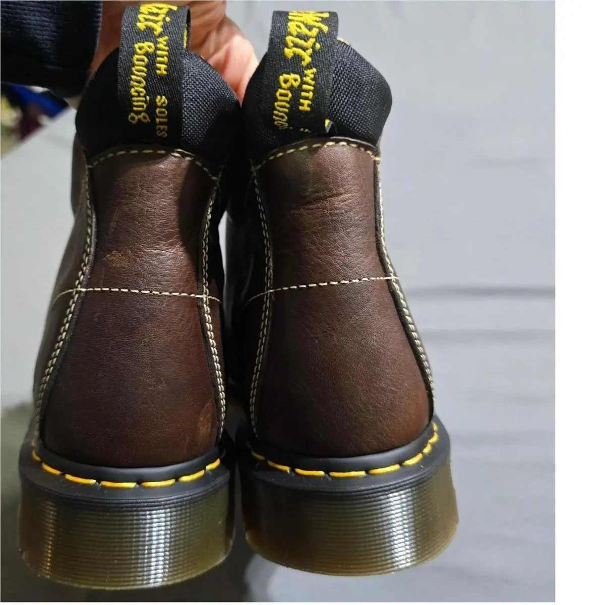 Dr. Martens shoes - 9B06 New Welt Rugged 6 Eye Boot - Brown 1
