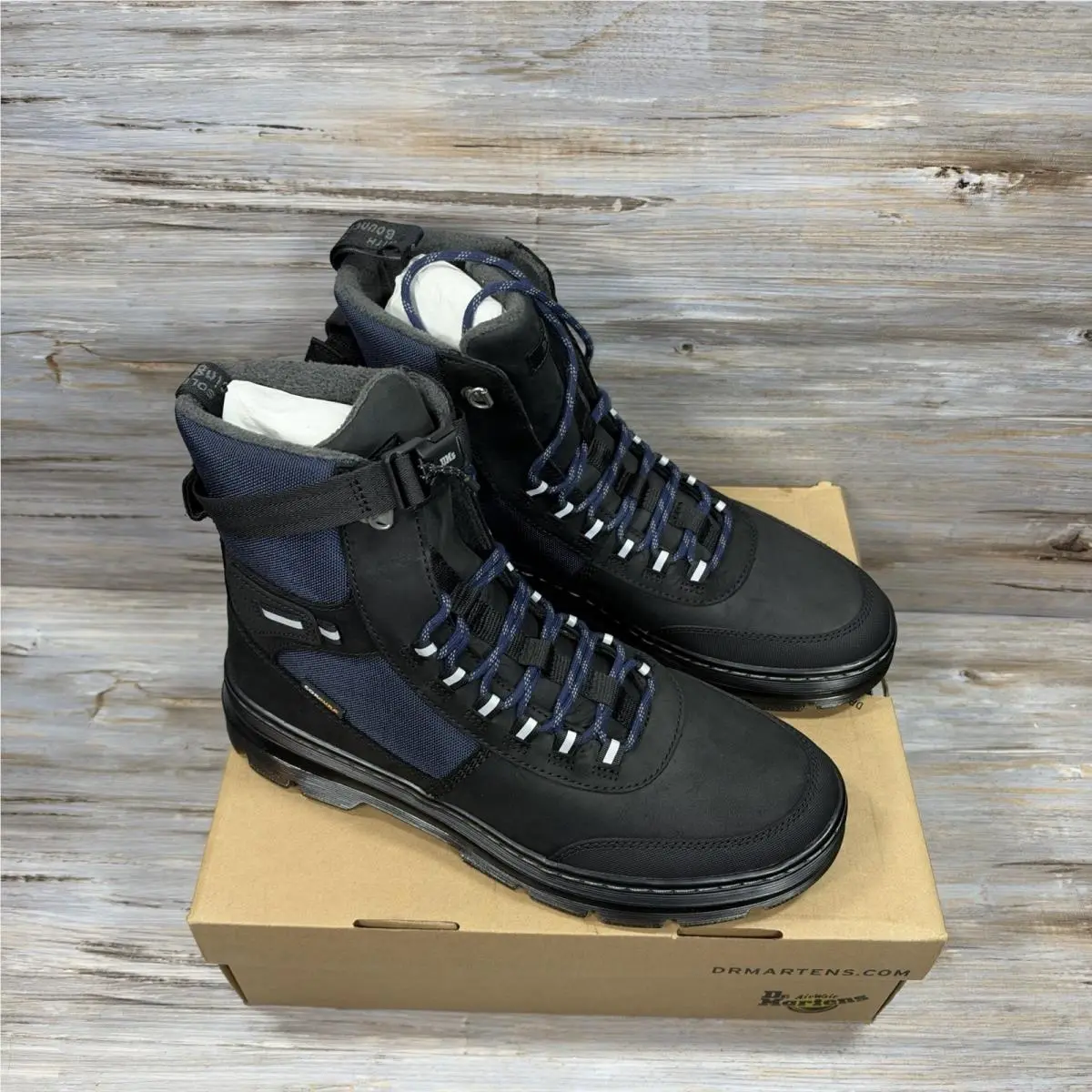 Dr. Martens shoes - Dr. Martens Combs Tech WX - 41534400 - Black, Midnight Blue 0