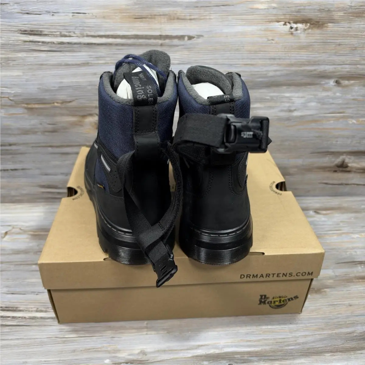 Dr. Martens shoes - Dr. Martens Combs Tech WX - 41534400 - Black, Midnight Blue 1