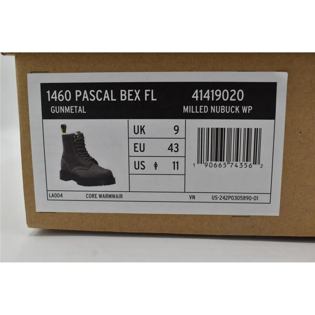 Dr. Martens shoes - 1460 Pascal Bex FL - Pascal Bex - Gray 9