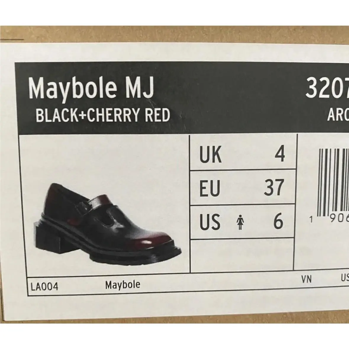 Dr. Martens shoes - Dr.Martens Maybole MJ Arcadia - Maybole Arcadia - Cherry Red, black 4