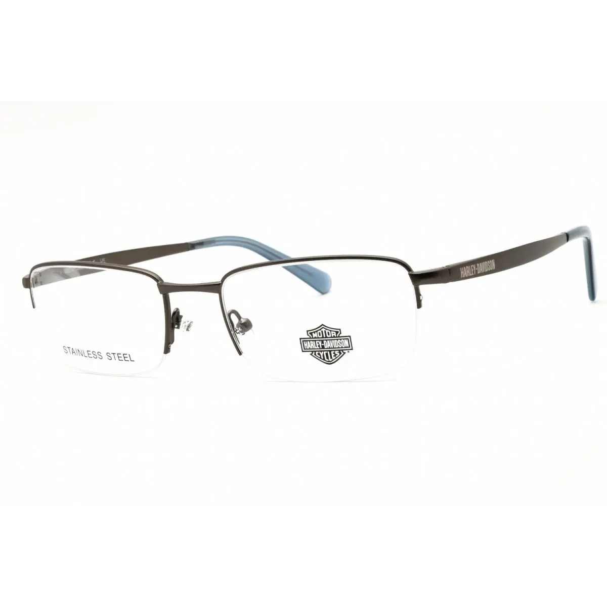 Harley-davidson HD50098 009 Matte Gunmetal 57mm Men`s Eyeglasses