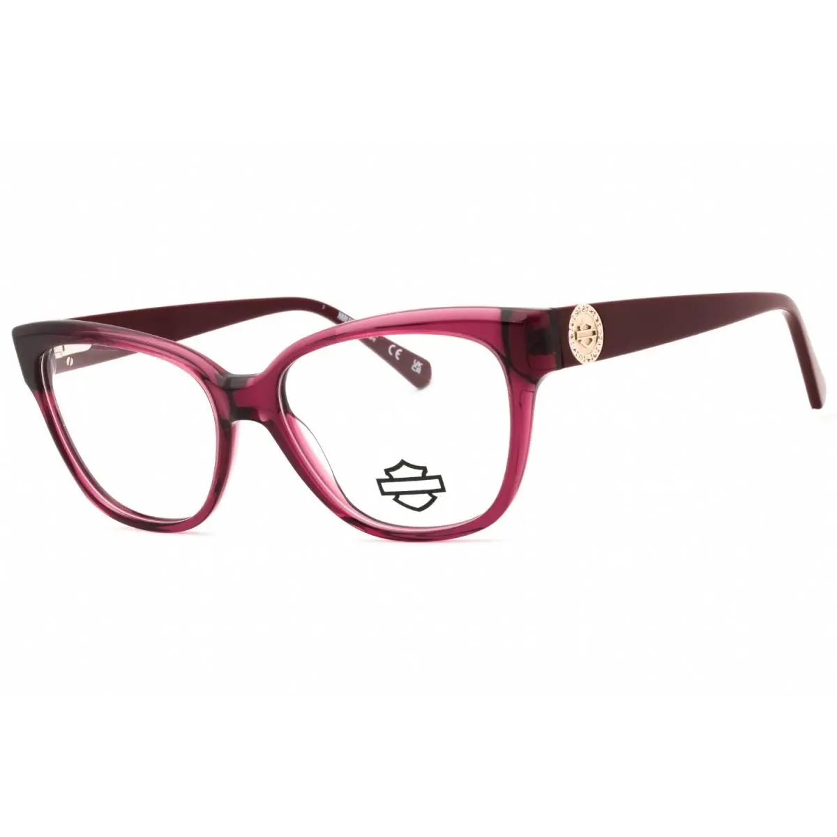Harley-davidson HD50106 069 Shiny Bordeaux 54mm Women`s Eyeglasses