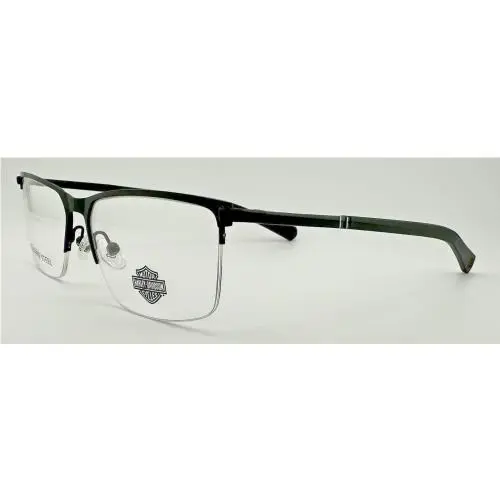 Harley Davidson Half Rim Eyeglasses Frames Only HD0979 002 Black 59-16-145