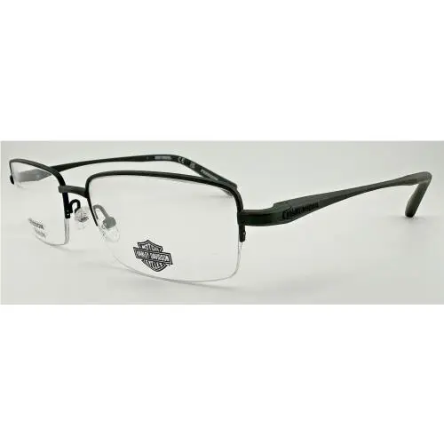 Harley Davidson Pure Titanium Half Rim Eyeglasses Frames HD 9024 002 57-17-145