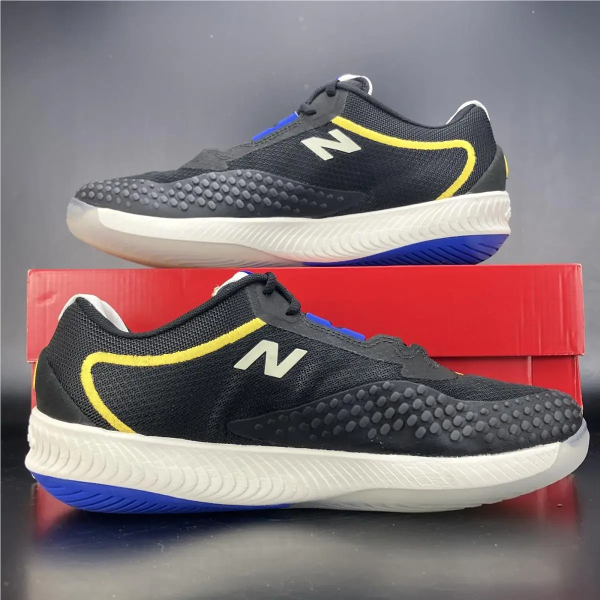 New Balance shoes - New Balance FuelCell 996v6 - FuelCell - MCH996B6 - Black/Blue/Gold 1