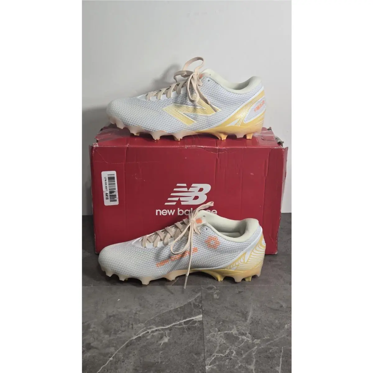 New Balance shoes - FreezeLX v5 Low - FreezeLX Low - 777147 - white and orange (UPC: 197968010315) 0