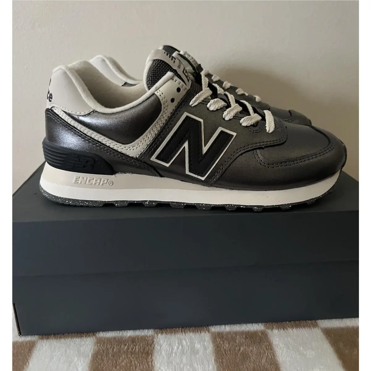 New Balance shoes - New Balance 574 - WL574MGS - Metallic Bronze/Black 0