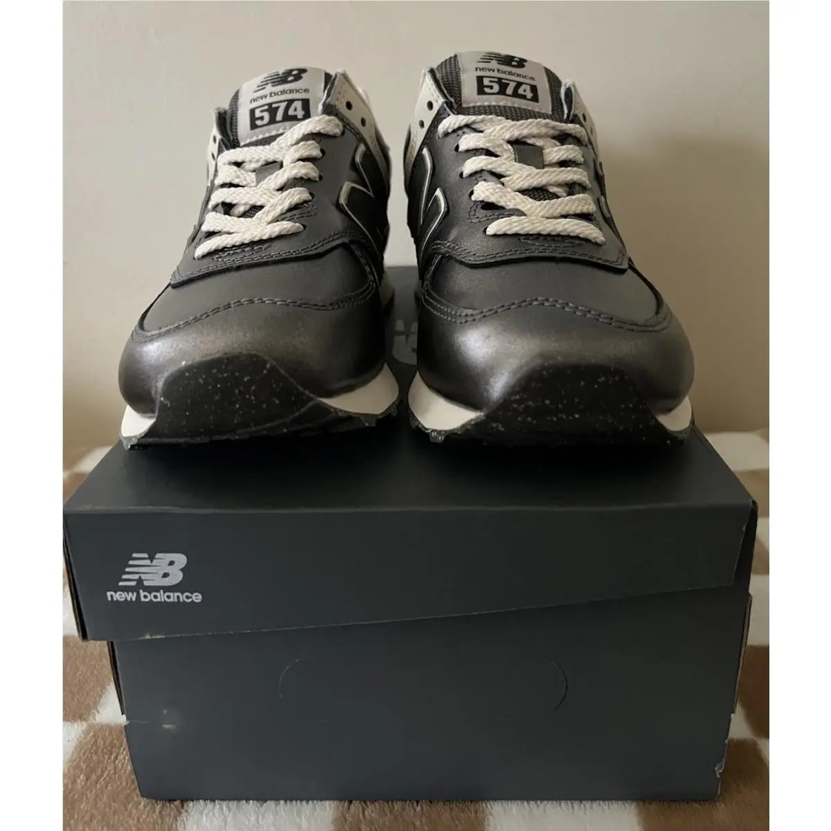 New Balance shoes - New Balance 574 - WL574MGS - Metallic Bronze/Black 4