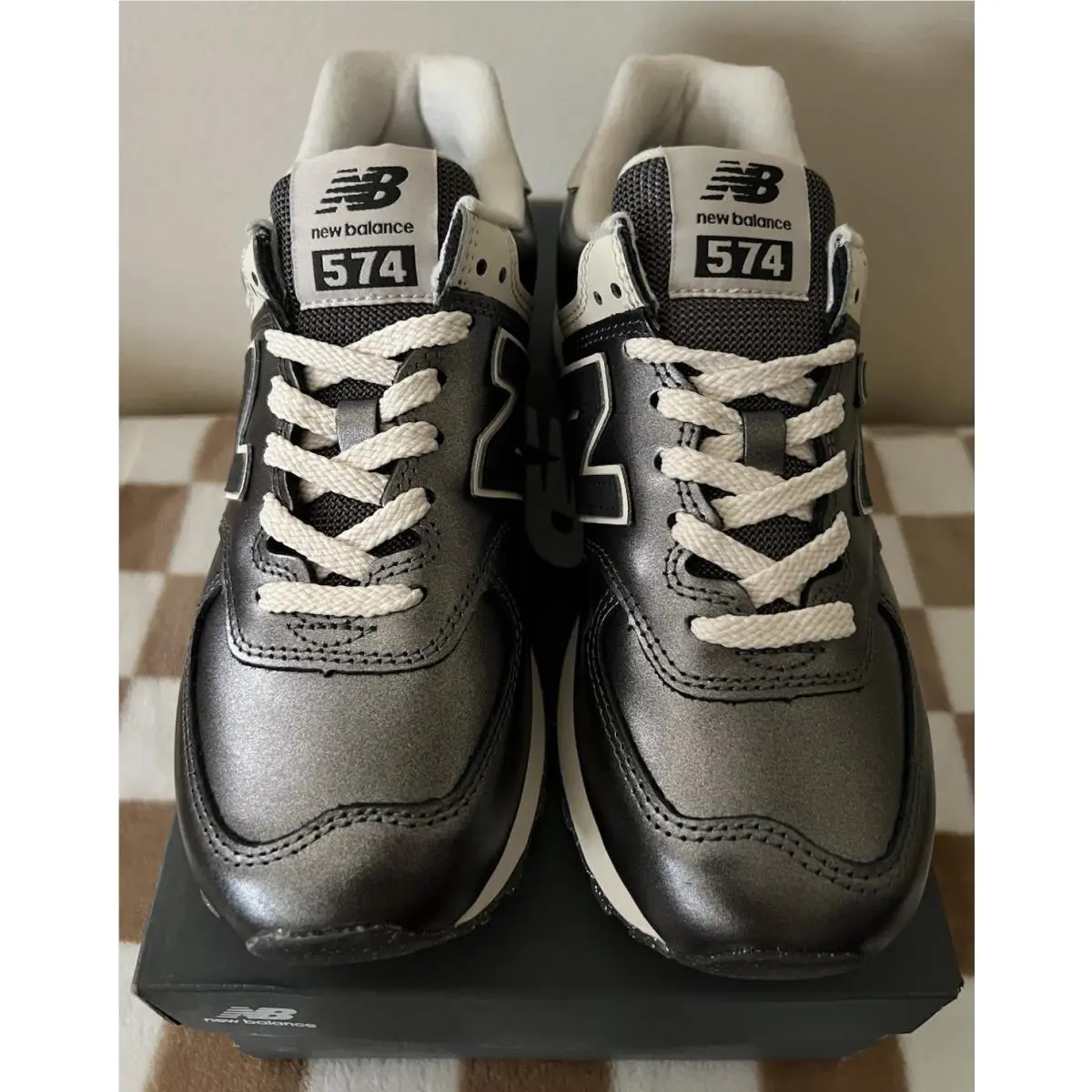 New Balance shoes - New Balance 574 - WL574MGS - Metallic Bronze/Black 5