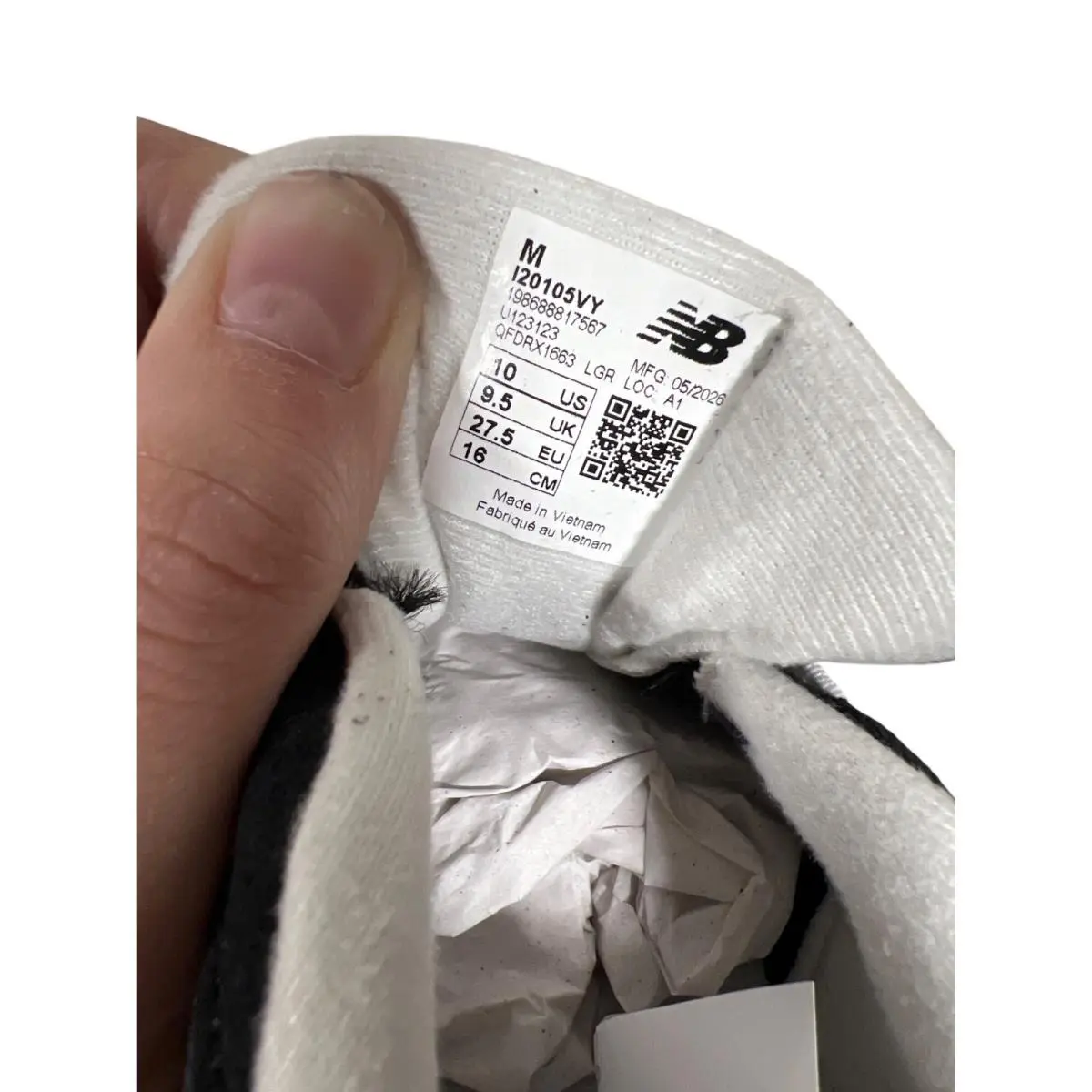 New Balance shoes - Black (UPC: 198688817567) 4