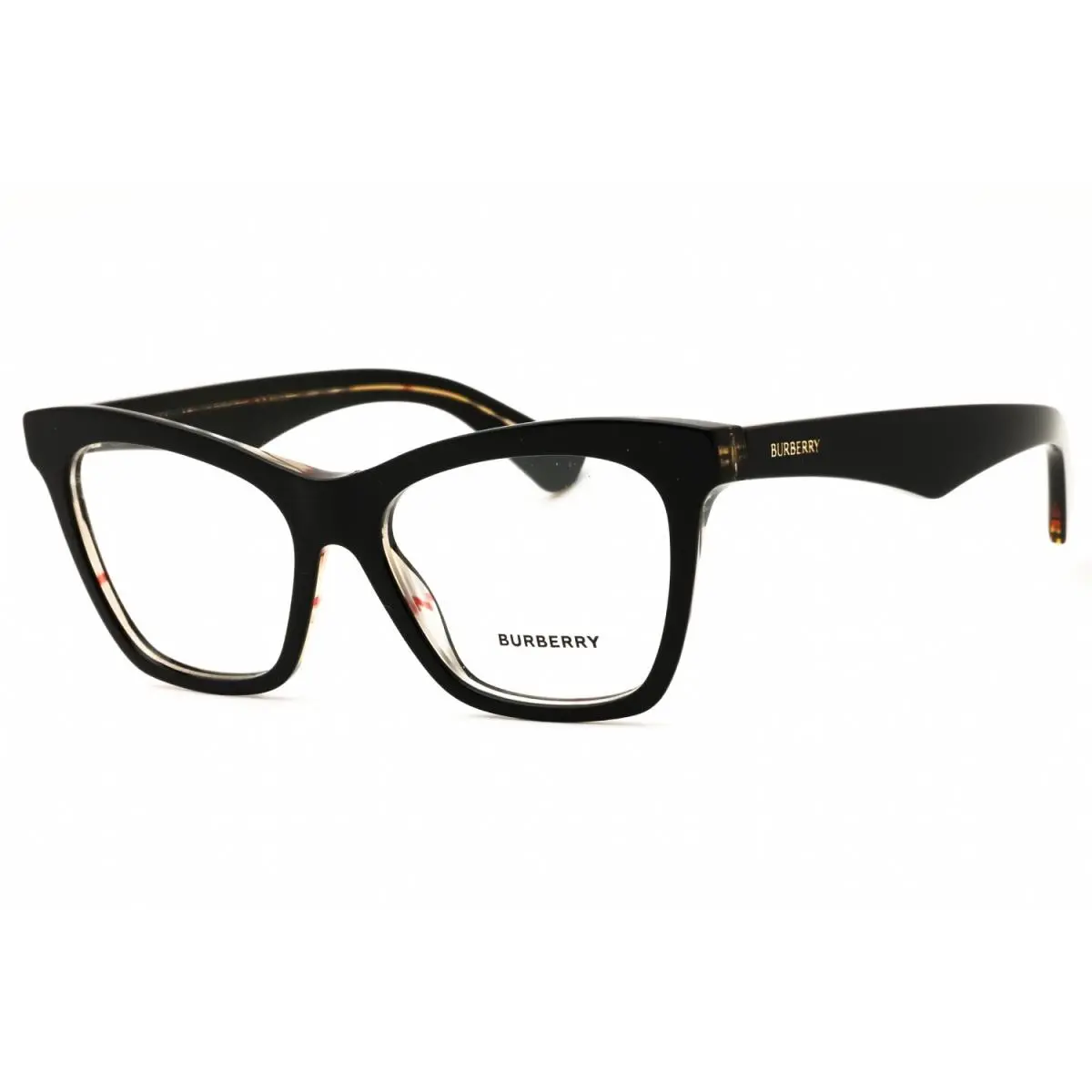 Burberry BE2416 4121 Black On Vintage Checkered 52mm Women`s Eyeglasses