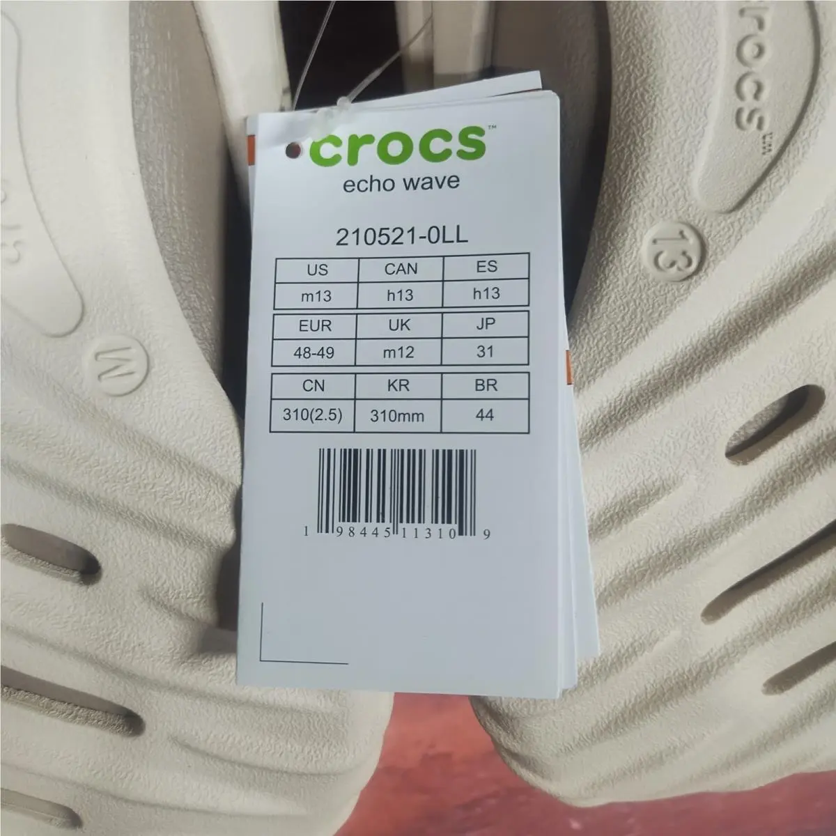 Crocs shoes - Crocs Echo Wave - Echo Wave - 210521-0LL - Almond Tint 5