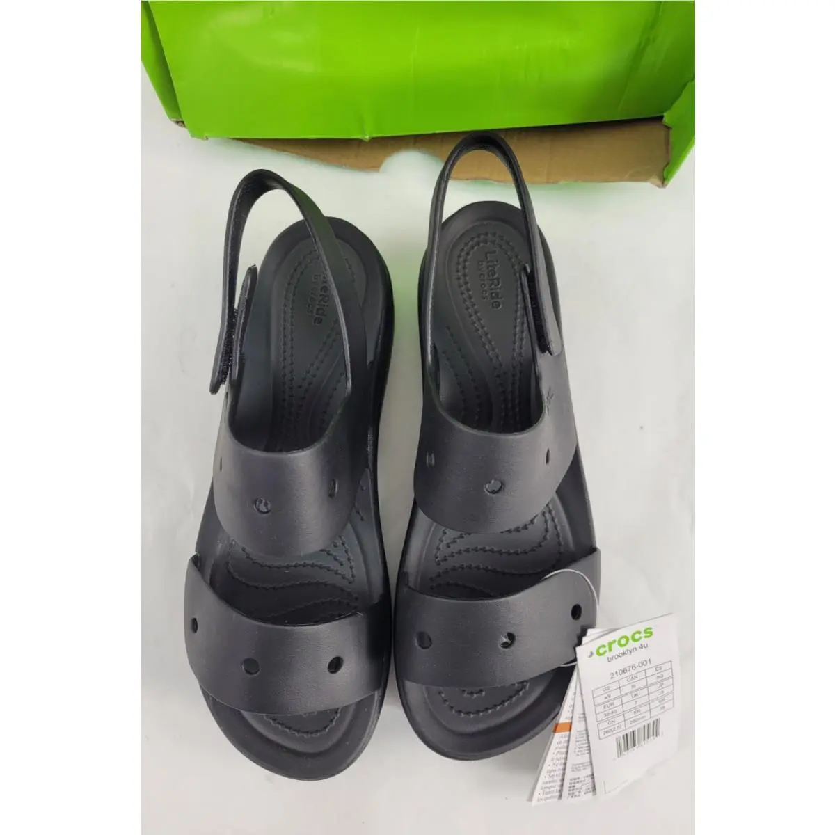 Crocs shoes - Crocs Brooklyn 4U - Brooklyn - 210676-001 - Black (UPC: 196265845644) 1