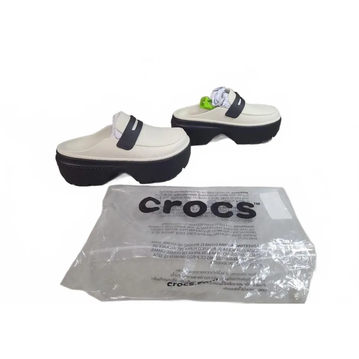 Crocs shoes - Stomp Loafer - Stomp Loafer - White (UPC: 196265758029) 0
