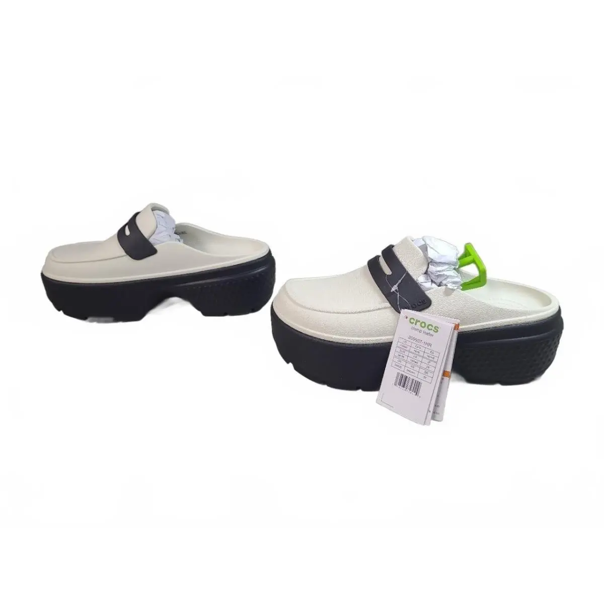 Crocs shoes - Stomp Loafer - Stomp Loafer - White (UPC: 196265758029) 1