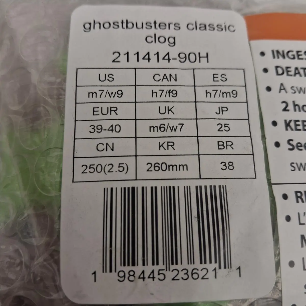 Crocs shoes - Crocs Ghostbusters Classic Clog - Ghostbusters Classic Clog - 211414 - Brown, Green, Black, Yellow 7