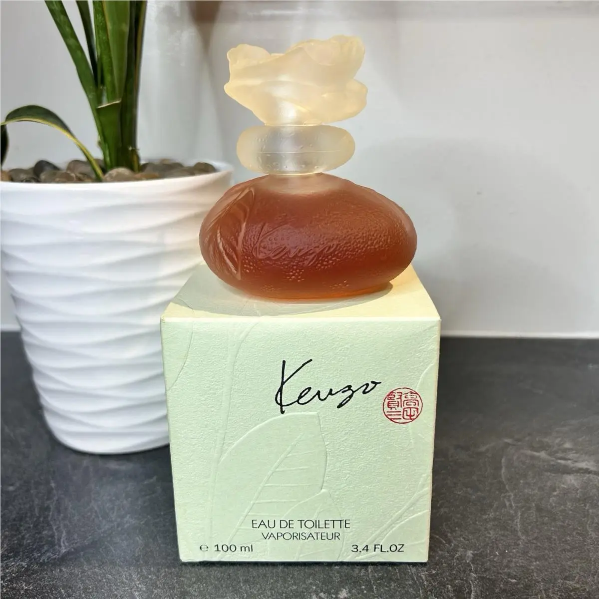 1988 Kenzo Signature Eau De Toilette 3.4 oz Perfume Spray Htf