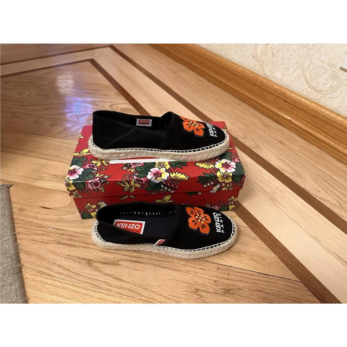 Kenzo shoes - Flowers - Flowers - Black (UPC: 3612230566361) 1