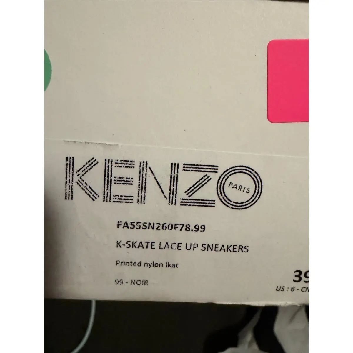 Kenzo shoes - K-Skate Lace Up Sneakers - Lace Sneakers - Black 2