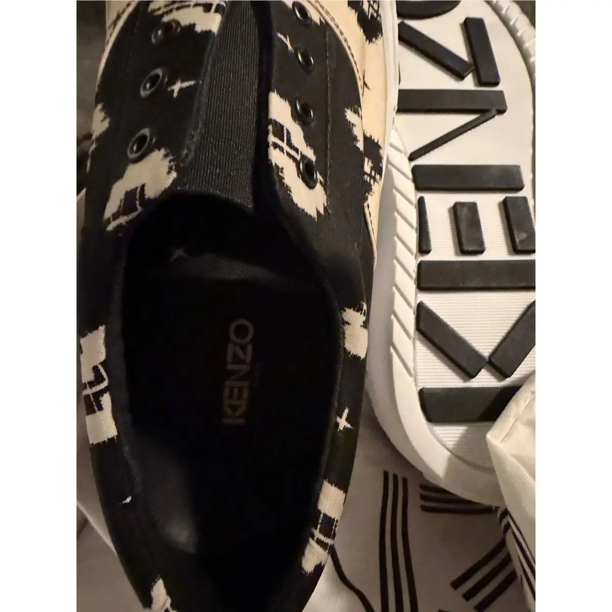 Kenzo shoes - K-Skate Lace Up Sneakers - Lace Sneakers - Black 3