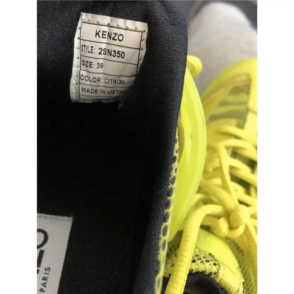 Kenzo shoes - Sonic Sneakers - Sonic Sneakers - Yellow 8