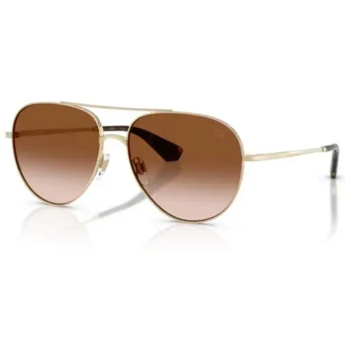 Burberry BE3172 110913 Sunglasses Light Gold/brown Gradient Pilot 59mm